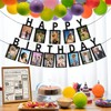 RCHBUDI Birthday Photo Banner Picture Banner and Photo Frame Suitable
