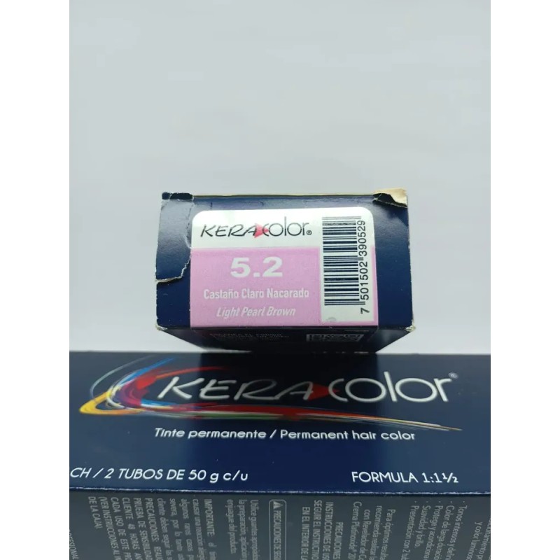 Tintes Keracolor Gama Nacarados Nutrapel 2 Tubos 50 Gr C/u