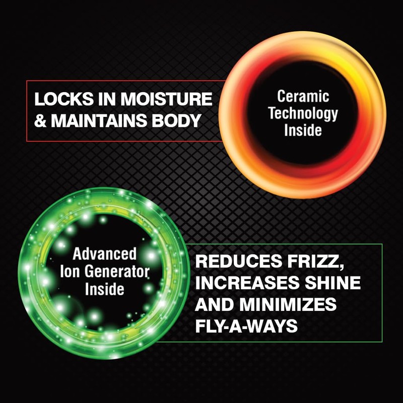 CHI Volumizer 4-in-1 Blowout Brush, Hair Dryer Creates Smooth, Silky