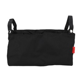 Baby Stroller Storage Bag Large Capacity Multi Compartments Baby Stroller Hanging Bag for Diapers Toys Tissue Nursing Bottle Black