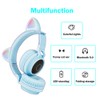 Viwind Kids Bluetooth Headphones,Wireless Over-Ear Headphones with Microphone,Cat Ear Headset