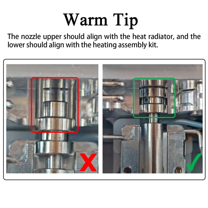 3PK 0.4mm Hardened Steel Integrated Nozzle for Anycubic Kobra X/Kobra