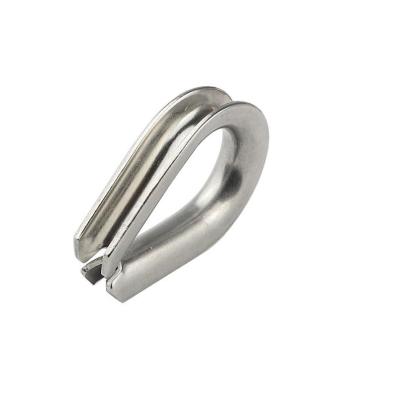 Wire Rope Clip,5Pcs 3mm Stainless Steel Wire Rope Cable Clip