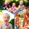 Pack of 4 Drip-Free Ice Lolly Holders for Children, Ice