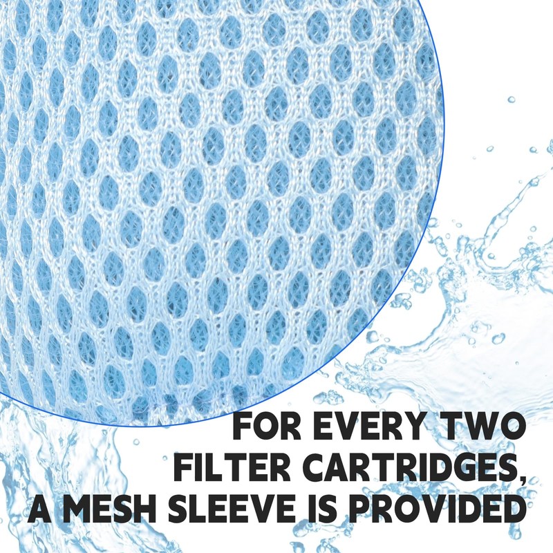 Lucasou 60% Denser Filter, High-Efficiency Screw-in Hot Tub spa Filters