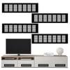 4 pieces ventilation grille, rectangular, ventilation grille, door, ventilation grille,