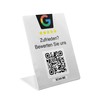 Rating NFC & QR Stand/Display/Sign for Google Restaurant, Shop, Law