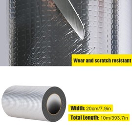 TVlifams Butyl Tape, Waterproof RV Sealant Tape Butyl Rubber UV-Resistant Roofing Tape for Camper Marine Boat Truck Window Glass Roof Leak Patching Pipe Sealing (32.8ft x 7.87in)