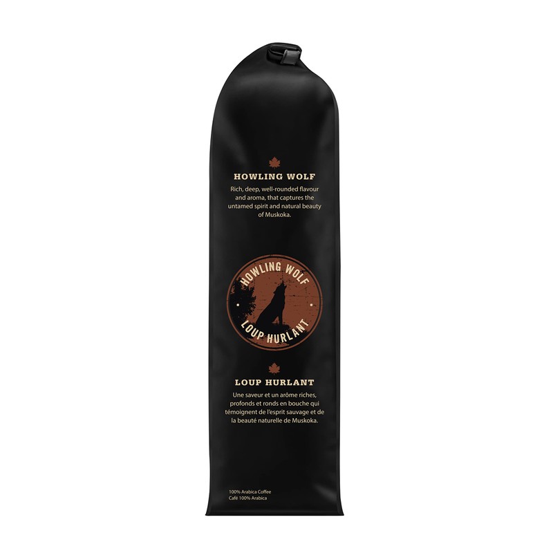 Muskoka Roastery Coffee, Howling Wolf, Medium Dark Roast, Ground Coffee,