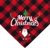 JOTFA 2 Pack Christmas Dog Bandanas, Holiday Plaid Dog Puppy