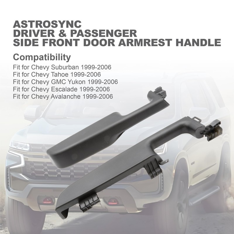 ASTROSYNC Front Door Armrest Handle Replacement Driver & Passenger Side