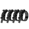 BOTTEN 4 Pack 1.75" Stainless Steel T-Bolt Hose Clamps -