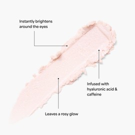 TULA TULA Skin Care Eye Balm Rose Glow - Dark Circle Treatment, Instantly Hydrate and Brighten Undereye Area, Portable and Perfect to Use On-the-go, 0.35 oz.