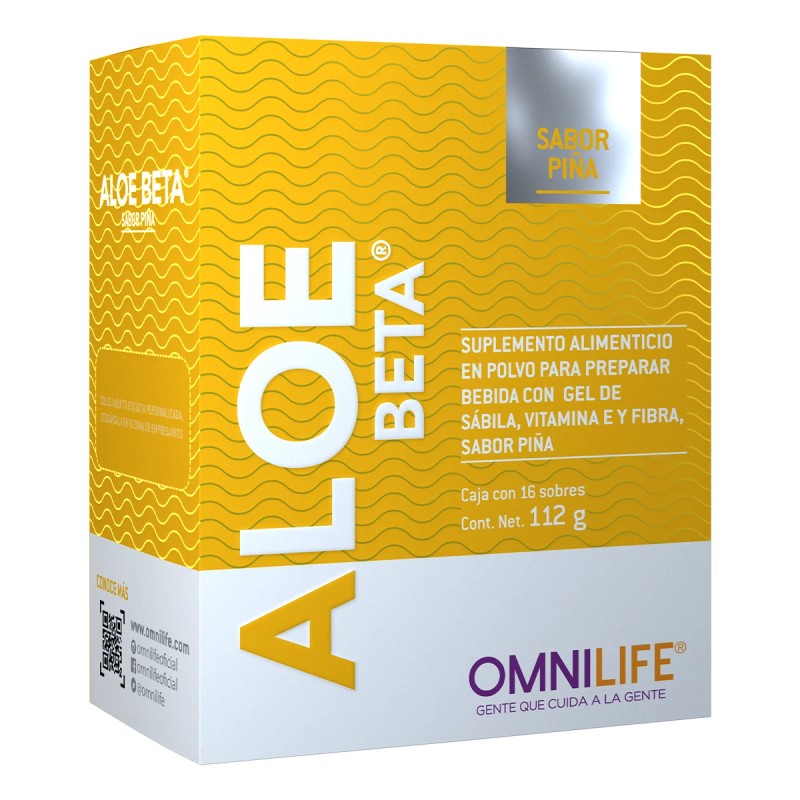 OML Aloe Beta – 16 Sachets Box, Net Wt. 112g