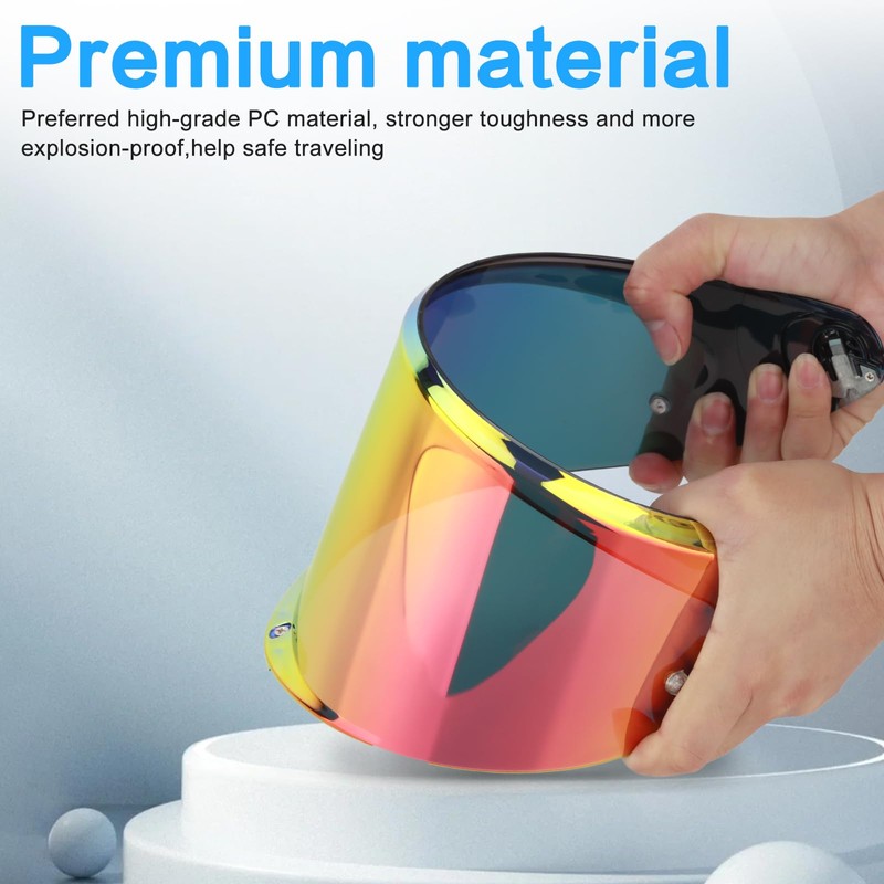 RIDLOG Helmet Visor Fit for K6 K6s Motorcycle Helmetr Face