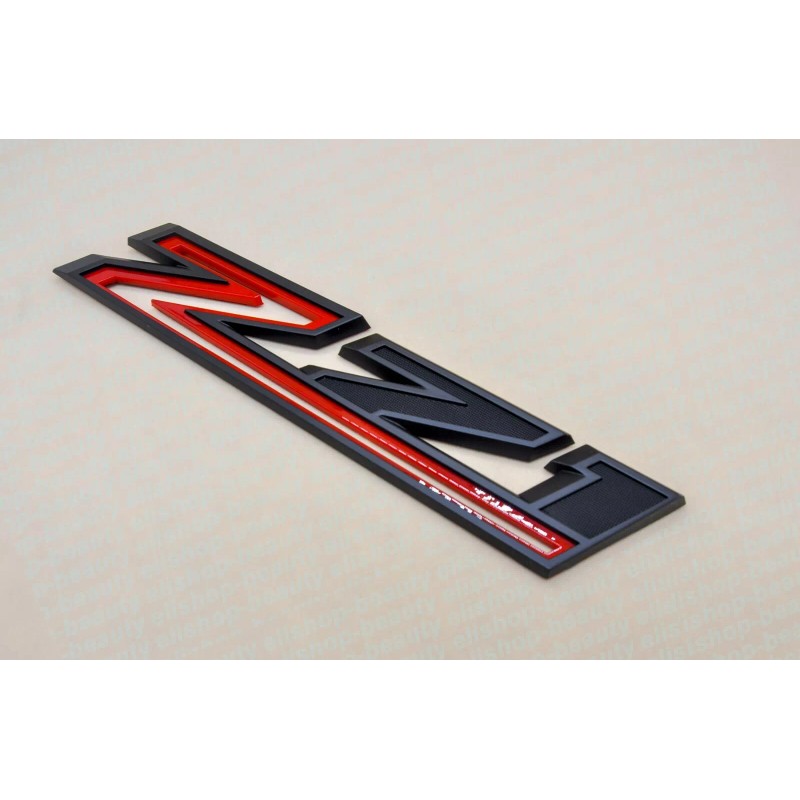 OEM 2pcs Black Red 2019-2023 Chevy Silverado Z71 Emblem Fender
