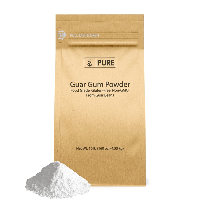 Pure Original Ingredients Guar Gum (10lb) From Guar Beans, Food
