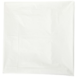 Unique Rectangular Plastic Table Cover, 54" x 108", White