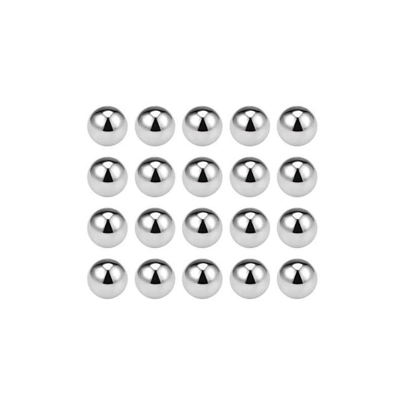 sourcing map Precision Balls 10 mm Solid Chrome Steel G10
