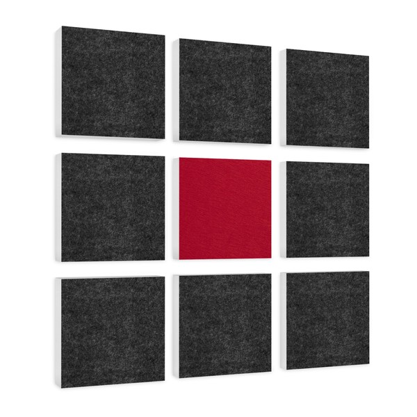 platino24 Acoustic Panels 9 Elements Colour Square 27.5 x 27.5