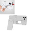 Soft Ball Shooting Toy Foldable Phone Shaped Long Range Ball