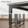 Huuger 63 Inch Desk with Power Outlets & USB-C, Deeper