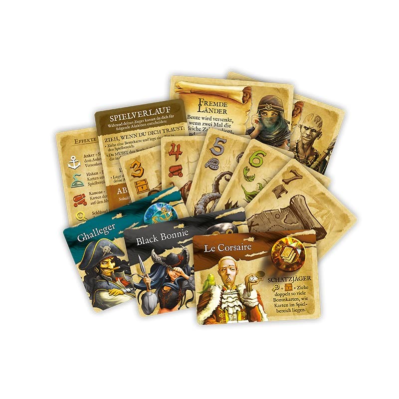 ELZNIR GAMES Dead Man's Draw German Card Game for 2-4
