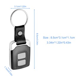 2 Pack Garage Door Remote, Electric Gate Fob, Gate Fob, Garage Remote Control Key Fob, Gate Remote, Hand-Held Transmitter, 433mhz, Suitable for Electric Doors, Garage Doors, Electric Motorcycles