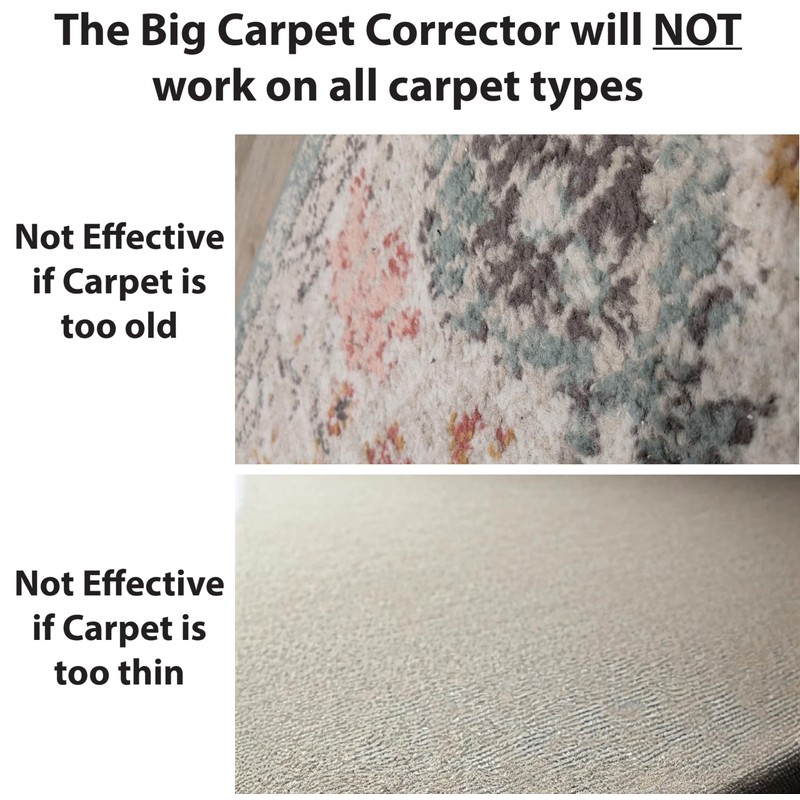 The Big Carpet Corrector- Carpet Rake to Rejuvenate Your Matted