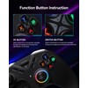 BINBOKPLAY Wireless Gaming Controller, Multi-platform Gamepad with LED Backlight, Dual