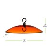 Mosaic Birds Petite Glass Baffle Dome, M383-200-68, 11 Inch Wide,