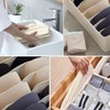marysgift Storage Box Drawers Organiser System Wardrobe Organiser Fabric Grey
