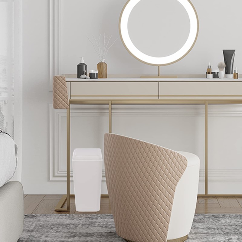 Sosody 20L Plastic Swing Top Garbage Bin, Swing Lid Waste