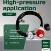 DQSDC 5FT High Pressure Propane Regulator with Gauge - 0-30PSI