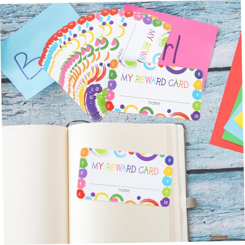 Ciieeo Multifunctional Punch Cards 100 Sheets Paper Punch Cards for