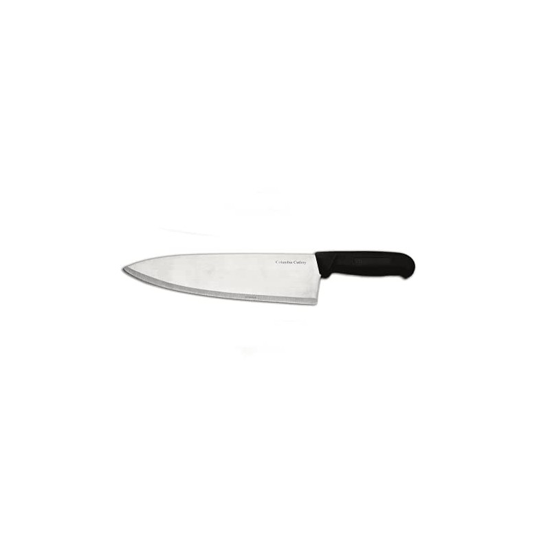 10" Columbia Cutlery Commercial Chef/Cook Knife - Black Fibrox Handle
