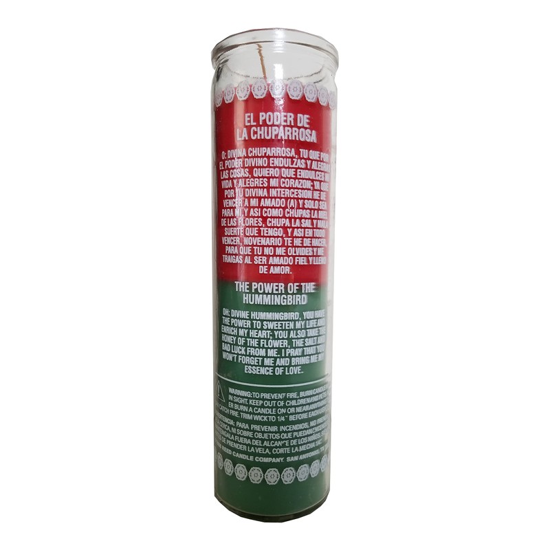 Staci19 Ven a Mi, Abre el Camino RedGreen Candle