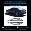 Solutions Fit 11-20 Chrysler 300 Window Trim Wrap Chrome Delete