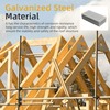 JAVOUKA 10 Pack 6x12 inch Truss Mending Plate with 8mm
