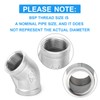 ERGAOBOY 2 Pcs 304 Stainless Steel 45 Degree Elbow, 1/4"