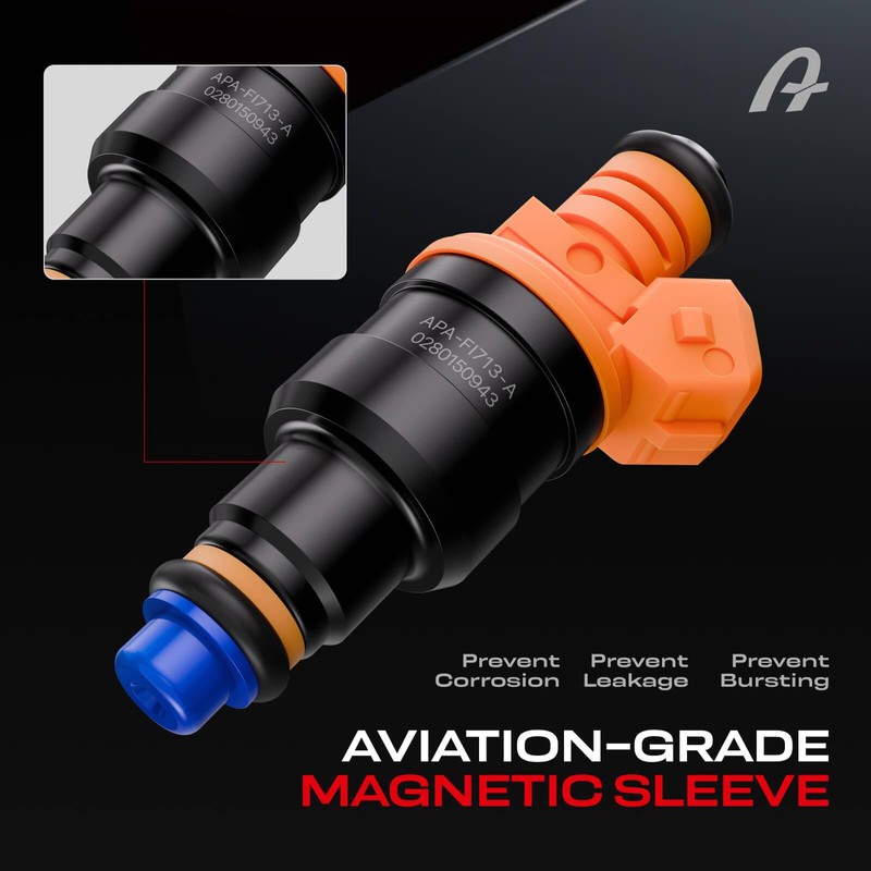 A Plus Auto Fuel Injectors Set of 8, Compatible with