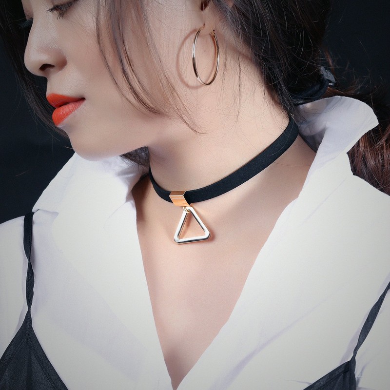 Star Jewelry Velvet Choker Collarss Black Lace Necklaces Elastic Tattoo
