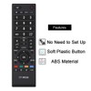 Alkia CT-90326 Remote Control Compatible Replacement for Toshiba TV/LCD/LED, Applicable