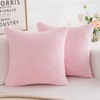 Yonous Corduroy Cushion Covers, Soft Square Decorative Throw Pillow Home