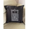 Tardis Black Cushion Cover 50 cm x 50 cm 100%
