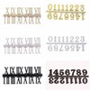 Watch Dial Numerals: Roman & Arabic Quartz Accessories Replacement Roman Numerals Gold GD01112 100ea