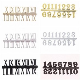 Watch Dial Numerals: Roman & Arabic Quartz Accessories Replacement Roman Numerals Gold GD01112 100ea