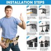 YogePote Heavy Duty Slide Gate Roller Guide with Steel L