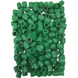 Sherco-Auto Heavy Duty Green Plastic Tire Caps Air Valve Stem - Universal Wheel N2 Nitrogen - 1000 Pack