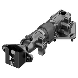 Tackform All Metal Dash Mount CB Mic & 2-Way Radio Holder Compatible with 2024 – 2025 Jeep Wrangler JL, 4xe, & Gladiator JT | Carbon Fiber Arm | Compatible with Baofeng, Midland, and More | Black